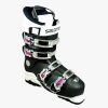 buty narciarskie czarne z różowymi zapięciami